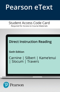 Cover image: Direct Instruction Reading -- Enhanced Pearson eText 6th edition 9780134245928