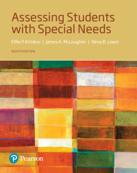 Cover image: Assessing Students with Special Needs 8th edition 9780134575704
