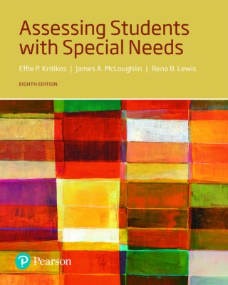 Cover image: Assessing Students with Special Needs (Pearson+) 8th edition 9780134575704