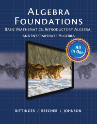 Cover image: Algebra Foundations 1st edition 9780321974099