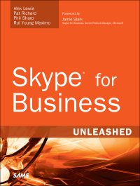 Imagen de portada: Skype for Business Unleashed 1st edition 9780672338496