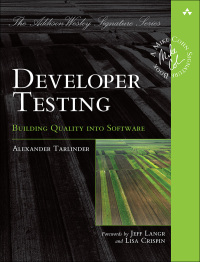 Imagen de portada: Developer Testing 1st edition 9780134291062