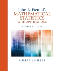 Cover image: John E. Freund's Mathematical Statistics with Applications 8th edition 9780134995373
