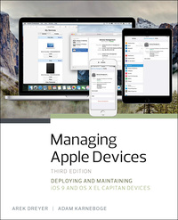 Imagen de portada: Managing Apple Devices 3rd edition 9780134301853