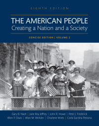Cover image: The American People: Creating a Nation and a Society, Concise Edition, Volume 2 8th edition 9780135571606