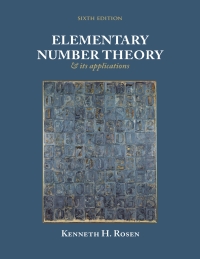 Cover image: Elementary Number Theory 6th edition 9780321500311