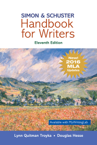 Cover image: Simon & Schuster Handbook for Writers 11th edition 9780134701332