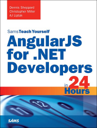 Imagen de portada: AngularJS for .NET Developers in 24 Hours, Sams Teach Yourself 1st edition 9780672337574