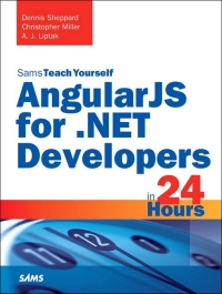 Cover image: AngularJS for .NET Developers in 24 Hours, Sams Teach Yourself 1st edition 9780672337574