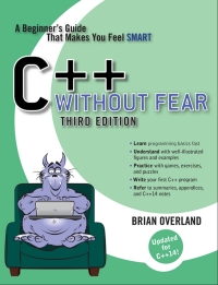 Cover image: C++ Without Fear 3rd edition 9780134314303