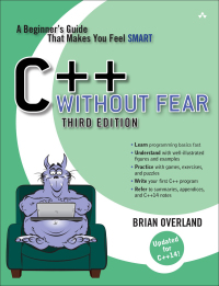 Imagen de portada: C++ Without Fear 3rd edition 9780134314303