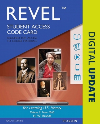 Revel Access Code for Learning U.S. History, Semester 2 1st edition ...