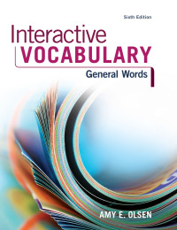 Cover image: Interactive Vocabulary General Words 6th edition 9780134122373