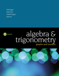Cover image: Algebra and Trigonometry: Graphs and Models 6th edition 9780134179049