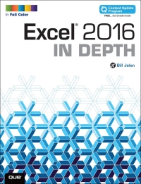 Imagen de portada: Excel 2016 In Depth 1st edition 9780789755841