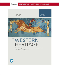 Cover image: The Western Heritage , Volume 1 12th edition 9780134104058