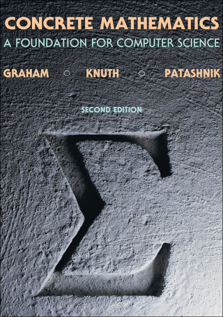 Cover image: Concrete Mathematics 2nd edition 9780201558029