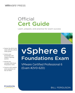 Cover image: vSphere 6 Foundations Exam Official Cert Guide (Exam #2V0-620) 1st edition 9780789756497