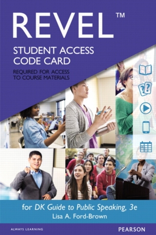 Cover image: Revel Access Code for DK Guide to Public Speaking 3rd edition 9780134406473