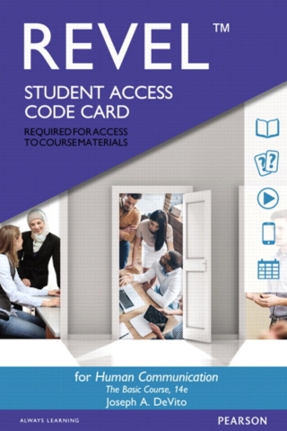 Cover image: Revel Access Code for Human Communication: The Basic Course 14th edition 9780134408644