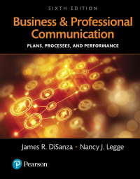 Cover image: Business and Professional Communication 6th edition 9780134238425