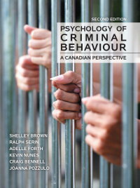 Cover image: Psychology of Criminal Behaviour 2nd edition 9780132980050