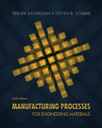 Cover image: Manufacturing Processes for Engineering Materials 6th edition 9780134290553