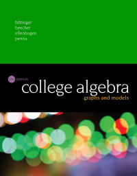 Cover image: College Algebra: Graphs and Models 6th edition 9780134179032