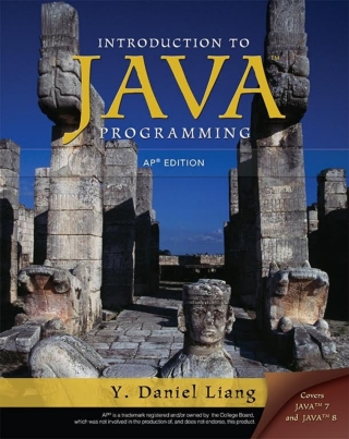 Cover image: Introduction to Java Programming, AP Version 1st edition 9780134304748
