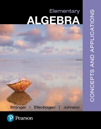 Cover image: Elementary Algebra: Concepts and Applications 10th edition 9780134441375
