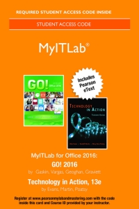 Cover image: GO! 2016 -- MyLab IT with Pearson eText Access Code + Technology in Action 13th edition 9780134444956