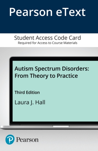 Cover image: Autism Spectrum Disorders: From Theory to Practice -- Enhanced Pearson eText 3rd edition 9780134461199