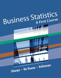 Cover image: Business Statistics: A First Course 3rd edition 9780134182445