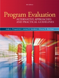 Cover image: Program Evaluation, 4th Edition 4th edition 9780205579358