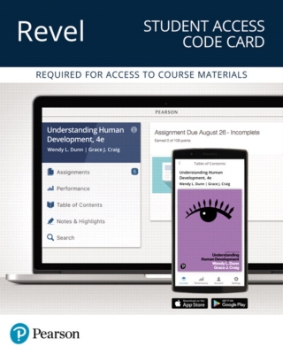 Cover image: Revel Access Code for Understanding Human Development 4th edition 9780134484020