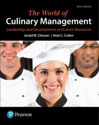 Cover image: The World of Culinary Management: Leadership and Development of Human Resources 6th edition 9780134484464