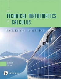 Cover image: Basic Technical Mathematics with Calculus 11th edition 9780134437736