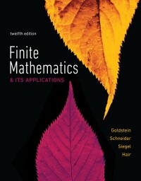 Cover image: Finite Mathematics & Its Applications 12th edition 9780134437767