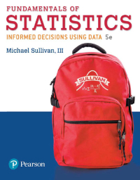 Cover image: Fundamentals of Statistics 5th edition 9780134508306
