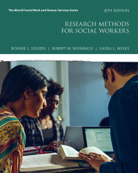 Cover image: Research Methods for Social Workers 8th edition 9780134512563