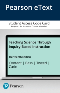 Cover image: Teaching Science Through Inquiry-Based Instruction -- Enhanced Pearson eText 13th edition 9780134516684