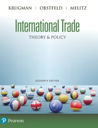 Cover image: International Trade: Theory and Policy 11th edition 9780134519555
