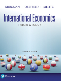 Cover image: International Economics: Theory and Policy 11th edition 9780134519579