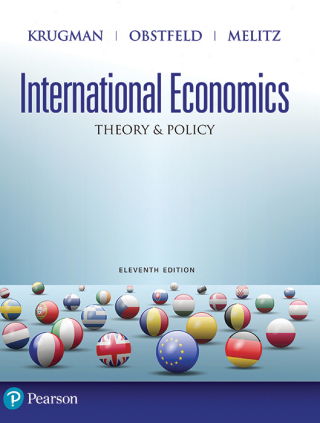 Cover image: International Economics: Theory and Policy 11th edition 9780134519579