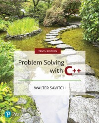 Cover image: Problem Solving with C++ 10th edition 9780134448282