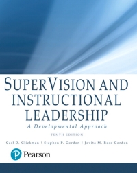 Cover image: SuperVision and Instructional Leadership 10th edition 9780134521947