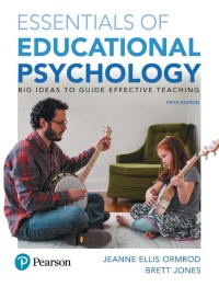 Cover image: Essentials of Educational Psychology 5th edition 9780134894980