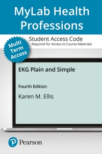 Cover image: MyLab Health Professions with Pearson eText Access Code for EKG Plain and Simple 4th edition 9780134525495