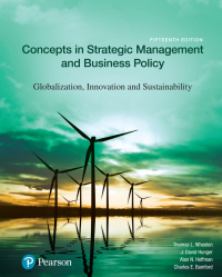 Cover image: Concepts in Strategic Management and Business Policy 15th edition 9780134522159