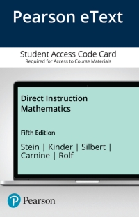 Cover image: Direct Instruction Mathematics -- Enhanced Pearson eText 5th edition 9780134529851